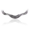 Image 3 : 18KT White Gold 6.14ctw Diamond Necklace