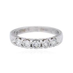 14KT White Gold 0.79ctw Diamond Ring