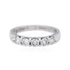 Image 1 : 14KT White Gold 0.79ctw Diamond Ring