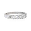 Image 2 : 14KT White Gold 0.79ctw Diamond Ring