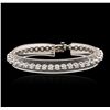 Image 3 : 14KT White Gold 3.02ctw Diamond Tennis  Bracelet