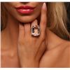Image 2 : 14KT Yellow Gold GIA Certified 65.77ct Kunzite and Diamond Ring