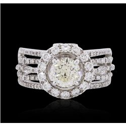 18KT White Gold 2.00ctw Diamond Ring