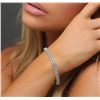 Image 1 : 14KT White Gold 3.10ctw Diamond Bracelet
