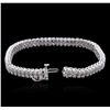 Image 7 : 14KT White Gold 3.10ctw Diamond Bracelet