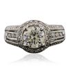 Image 3 : 14KT White Gold 2.02ctw Diamond Ring