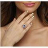 Image 1 : 14KT Rose Gold 4.04ct Tanzanite and Diamond Ring