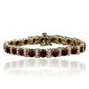 Image 3 : 14KT Yellow Gold 11.13ctw Ruby and Diamond Bracelet