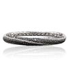 Image 3 : 14KT White Gold 5.96ctw Diamond Bangle Bracelet