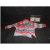 Image 1 : SEED OF CHUCKY SCREEN WORN BLOODY PUPPET SWEATER FROM AXE HIT SHOT