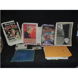 MAGIC POSTERS AND OTHER VINTAGE MEMORABILIA NO RESERVE!