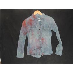 THE WALKING DEAD BLOODY ROTTEN ZOMBIE BUTTON DOWN SHIRT 11