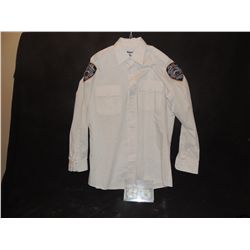 AMAZING SPIDERMAN THE NEW YORK CITY POLICE SCREEN WORN SHIRT WITH PATCHES