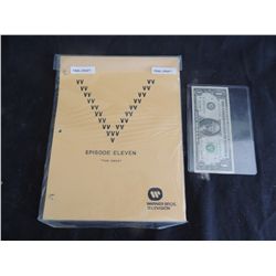 V 1983 ORIGINAL SCRIPT STILL SEALED FROM PRODUCTION