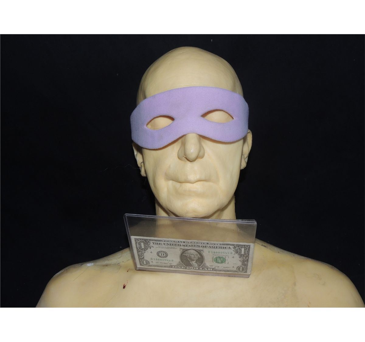Batman Movie Riddler Mask BATMAN RETURN TO THE BATCAVE SCREEN USED RIDDLER MASK