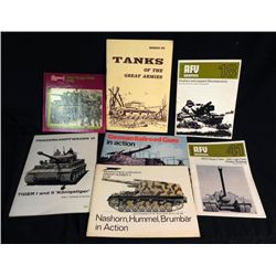 7 Different WWII Tank Books