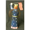 Image 3 : WOOD STATUE OF MISS LIBERTY & NUTCRACKER OF UNCLE SAM