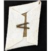 Image 2 : NAZI SS COLLAR TAB-SKULL & CROSSBONES INSIGNIA ON WOOL