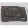 Image 3 : EARLY NAZI LUFTWAFFE EM BUCKLE-GRAY-BLUE STEEL