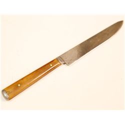 Circa 1860 Black Powder 7" Patch Knife White Grained