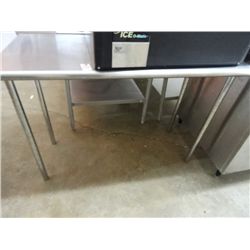 4' S/S Bull Nose Table