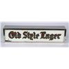 Image 1 : Reverse On Glass Old Style Lager Light Up Sign
