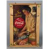Image 2 : Coca Cola Double-Sided Cardboard Advertising Sign