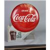 Image 1 : Coca Cola Double-Sided Cardboard Sign Insert
