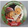 Image 2 : Coca Cola Christmas Wreath Die-Cut Cardboard Sign