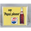 Image 1 : Tin Pepsi Cola Advertising Litho Sign