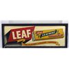 Image 1 : Leaf LeafMint Peppermint Gum Embossed Litho Ad.