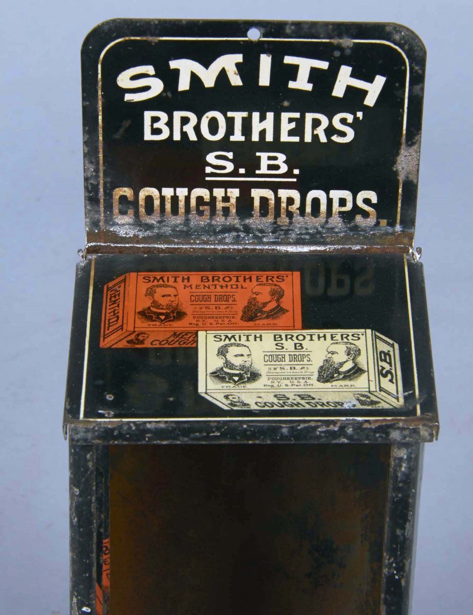 Lot Of 2 Smith Brothers' Cough Drops Displays