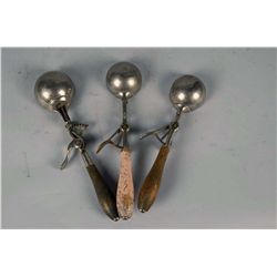 Lot Of 3: Ice Cream Scoops