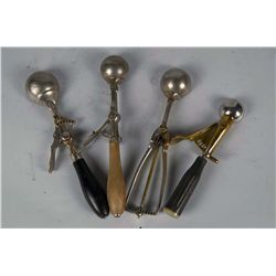 Lot Of 4: Ice Cream Scoops