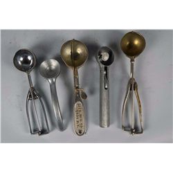Lot Of 5: Ice Cream Scoops