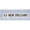 Image 1 : SS New Orleans Raised Porcelain Sign