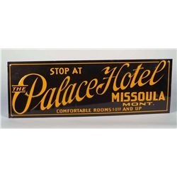 Tin Palace Hotel Sign