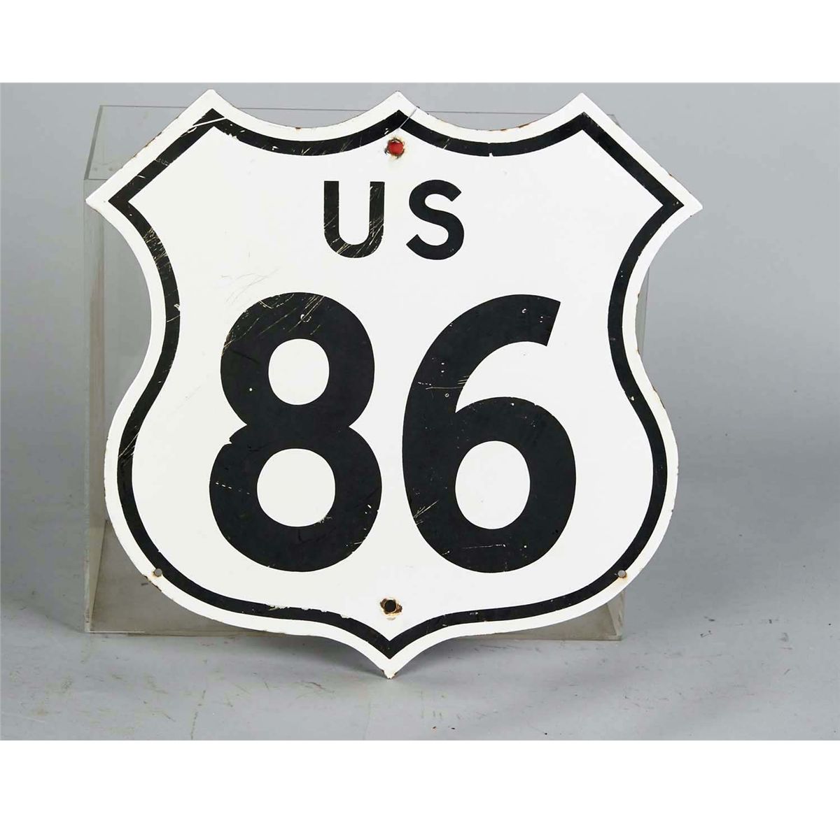 Highway US 86 Shield Shaped Interstate Sign