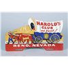 Image 1 : Harold's Club Metal License Plate Topper Sign