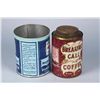 Image 2 : Lot Of 2: Coffee Cans