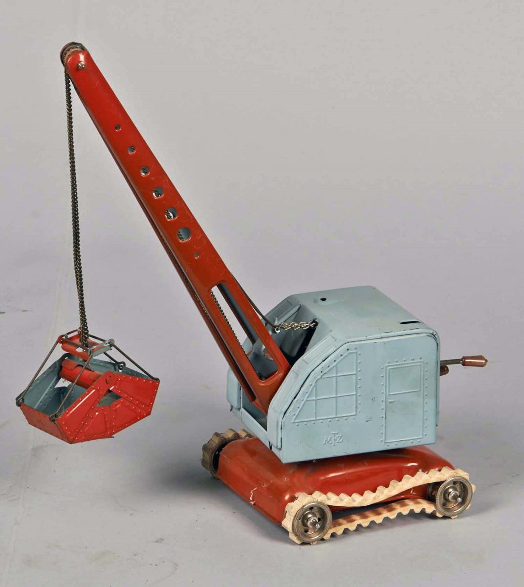 MFZ Tinplate Crane Digger Toy