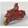 Image 1 : Hubley Cast Iron Cop Motorcycle with Sidecar Toy