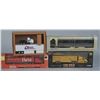 Image 1 : Lot Of 4 Die-Cast Tractor Trailers