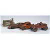 Image 1 : Lot Of 4 Cast Iron Cars & Tractor.