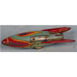 Tin Rocket Toy
