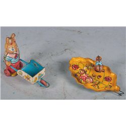 Lot Of 2: Tin Litho Toys