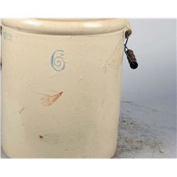 No. 6 Red Wing Stoneware Crock