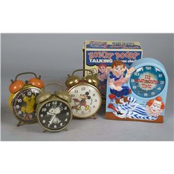 Lot Of 8 Assorted Alarm Clocks