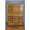 Image 1 : Lot Of 2: Six-Drawer Spool Cabinets