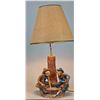 Image 2 : Pair Of Lamps Depicting Cowboy Scenes